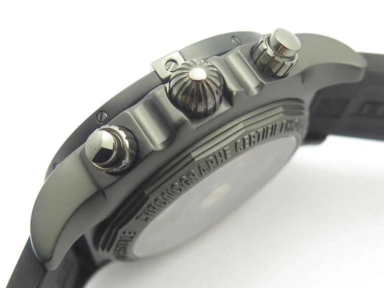 MiroTime 0508 Stretchable DayDate 40mm BP-Maker 228206 SS Green Roman Dial (Fluted Bezel) On SS Bracelet ETA 3904